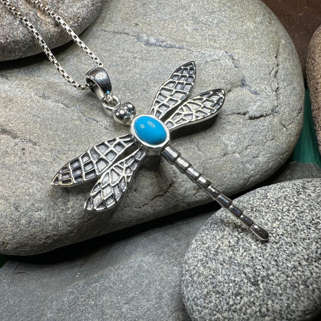 Turquoise Dragonfly Necklace