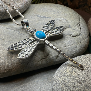 Turquoise Dragonfly Necklace