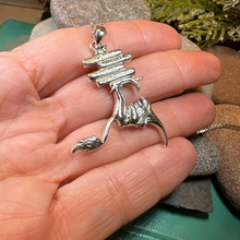 Load image into Gallery viewer, Book Lover Gnome Necklace
