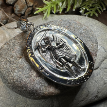 Load image into Gallery viewer, Large Archangel Raguel Pendant
