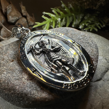 Load image into Gallery viewer, Large Archangel Raguel Pendant
