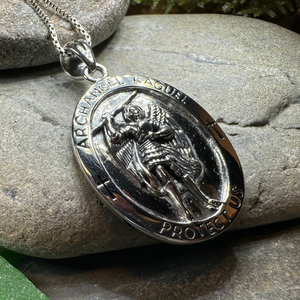 Large Archangel Raguel Pendant