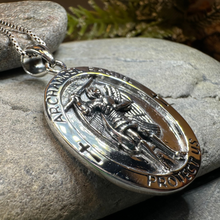 Load image into Gallery viewer, Large Archangel Raguel Pendant
