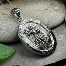 Load image into Gallery viewer, Large Archangel Raguel Pendant
