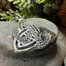 Load image into Gallery viewer, Celtic Peace Sign Necklace
