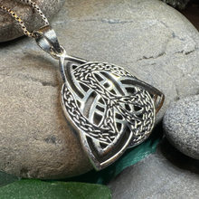 Load image into Gallery viewer, Celtic Peace Sign Necklace
