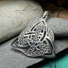 Load image into Gallery viewer, Celtic Peace Sign Necklace
