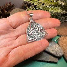 Load image into Gallery viewer, Celtic Peace Sign Necklace
