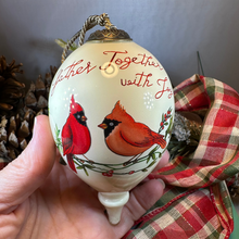 Load image into Gallery viewer, Cardinals Gather Together With Joy Ornament
