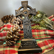 Load image into Gallery viewer, Irish Turf Celtic Cross Statue
