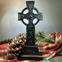 Load image into Gallery viewer, Irish Turf Celtic Cross Statue
