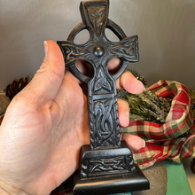 Load image into Gallery viewer, Irish Turf Celtic Cross Statue
