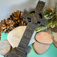 Load image into Gallery viewer, Large Monasterboice Celtic Turf High Cross Statue
