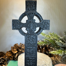 Load image into Gallery viewer, Large Monasterboice Celtic Turf High Cross Statue
