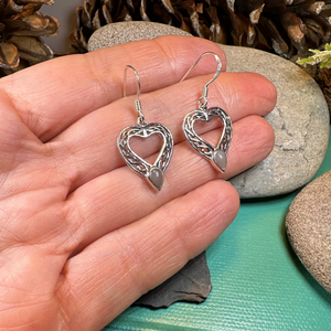 Scottish Heart Earrings