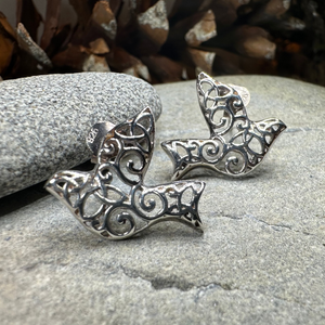 Dove Trinity Knot Earrings