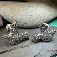 Load image into Gallery viewer, Dove Trinity Knot Earrings
