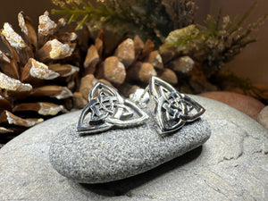 Linden Trinity Knot Post Earrings