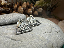 Load image into Gallery viewer, Linden Trinity Knot Post Earrings
