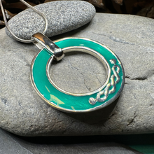 Load image into Gallery viewer, Seaside Celtic Knot Necklace
