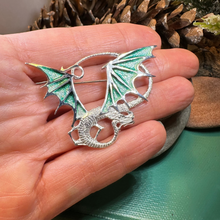 Load image into Gallery viewer, Meadowdancer Dragon Brooch
