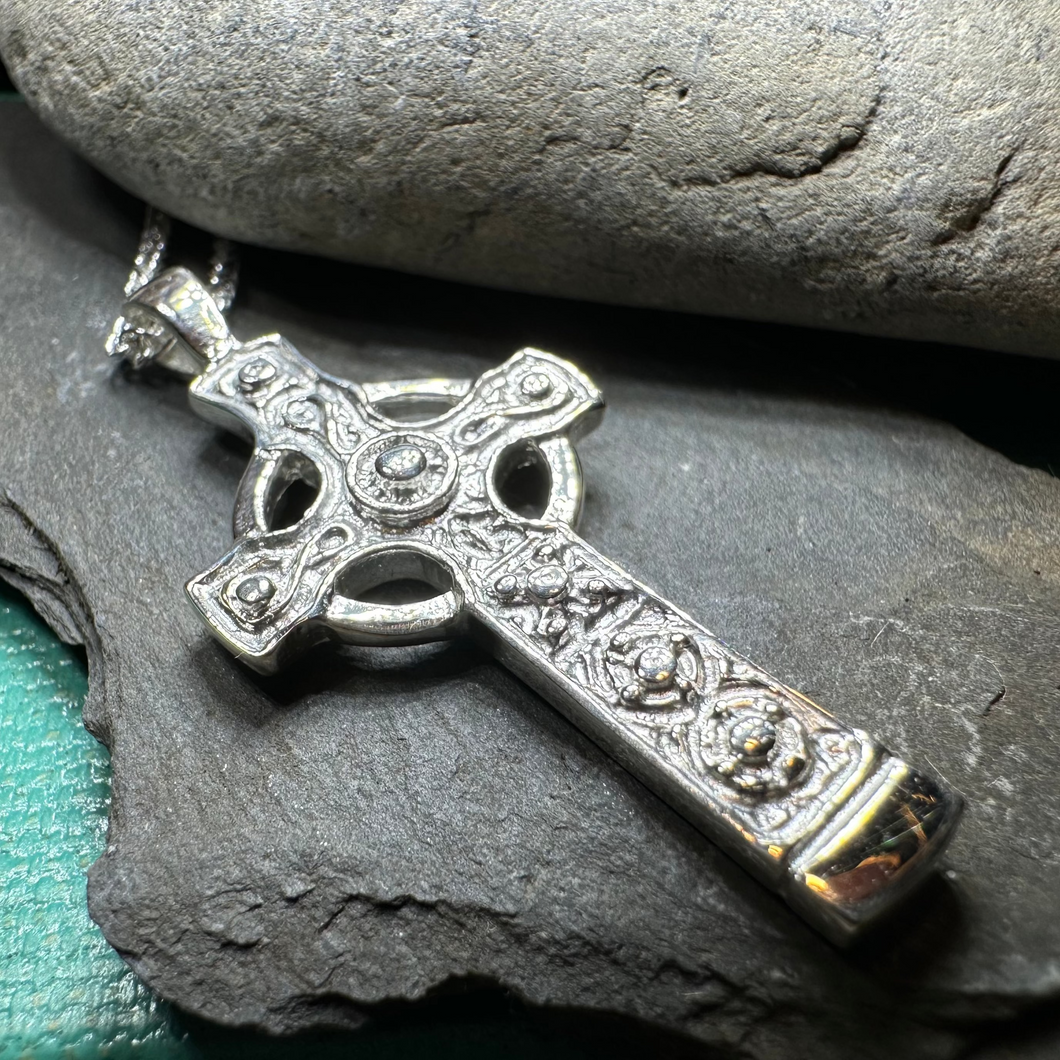 Kildalton Scottish Celtic Cross Necklace