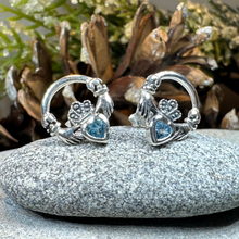 Load image into Gallery viewer, Cheerful Claddagh Earrings
