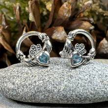 Load image into Gallery viewer, Cheerful Claddagh Earrings
