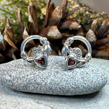 Load image into Gallery viewer, Cheerful Claddagh Earrings
