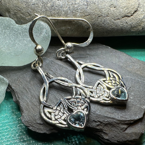 Heart Celtic Knot Earrings