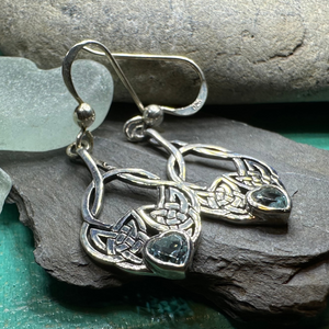 Heart Celtic Knot Earrings