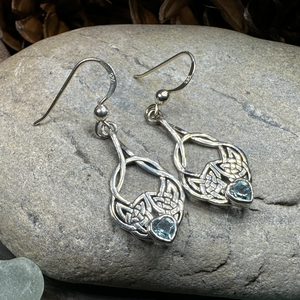 Heart Celtic Knot Earrings