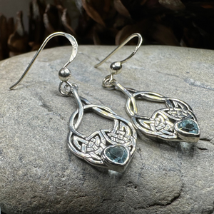 Heart Celtic Knot Earrings