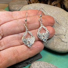 Load image into Gallery viewer, Heart Celtic Knot Earrings
