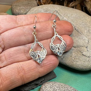 Heart Celtic Knot Earrings