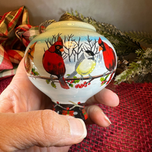 Load image into Gallery viewer, Friends Gather Cardinals Ornament
