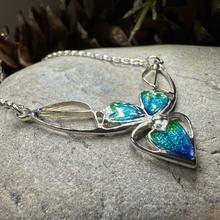 Load image into Gallery viewer, Mackintosh Blue Leaves Necklace
