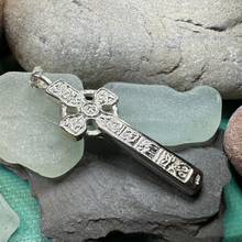 Load image into Gallery viewer, Saint Martin&#39;s Scottish Celtic Cross Necklace
