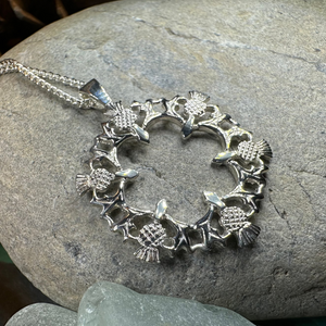 Thistle Wreath Necklace