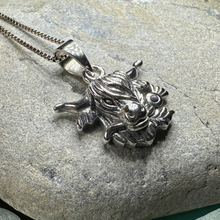 Load image into Gallery viewer, Highland Cow Thistle Necklace
