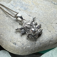 Load image into Gallery viewer, Highland Cow Thistle Necklace
