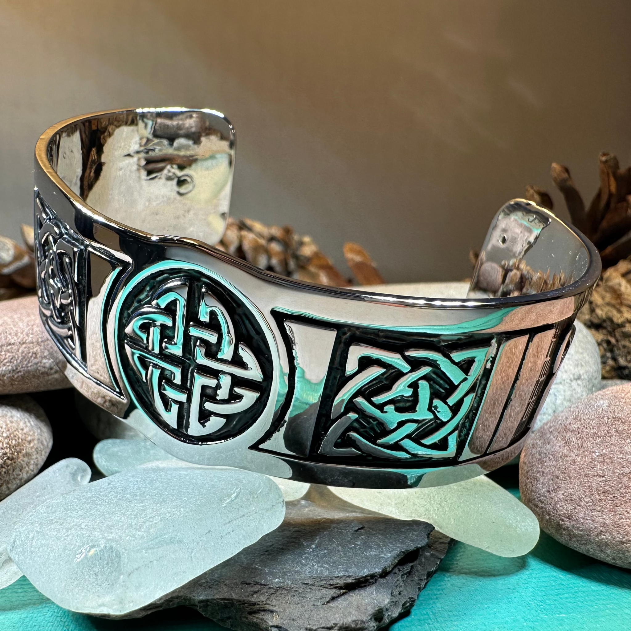 MacFadden Clan Crest Celtic Cuff deals Bracelet