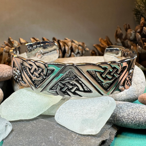 Destiny Celtic Knot Cuff Bracelet