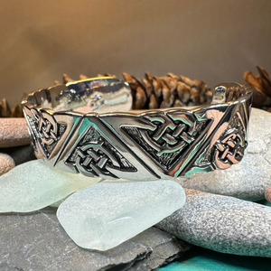 Destiny Celtic Knot Cuff Bracelet