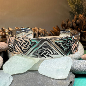 Destiny Celtic Knot Cuff Bracelet