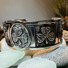 Load image into Gallery viewer, Pewter Shamrock Bracelet
