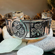 Load image into Gallery viewer, Pewter Shamrock Bracelet
