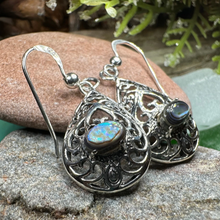 Load image into Gallery viewer, Alby Celtic Raindrop Earrings
