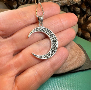 Celtic Knot Moon Necklace