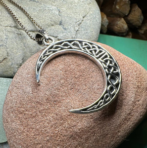 Celtic Knot Moon Necklace